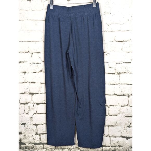 ZOBHA "Josie" Pull-On Elastic Waist Yoga Pant Pockets Navy Blue Comfort Large - Picture 5 of 7